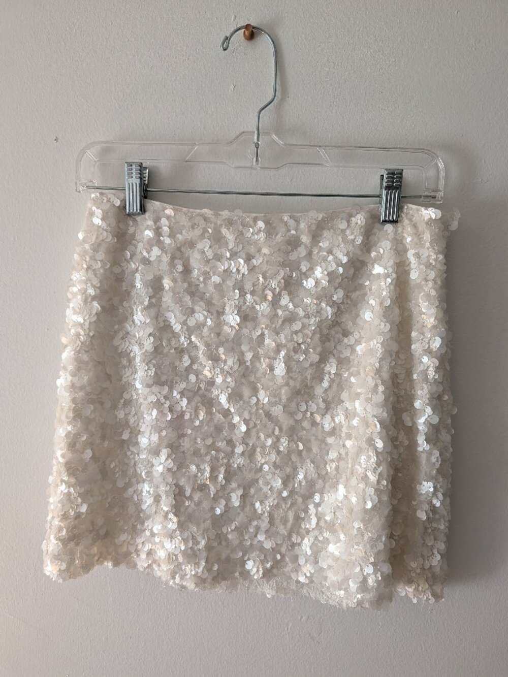 Revolve Stone Cold Fox - Mini Pearl Sequin Skirt